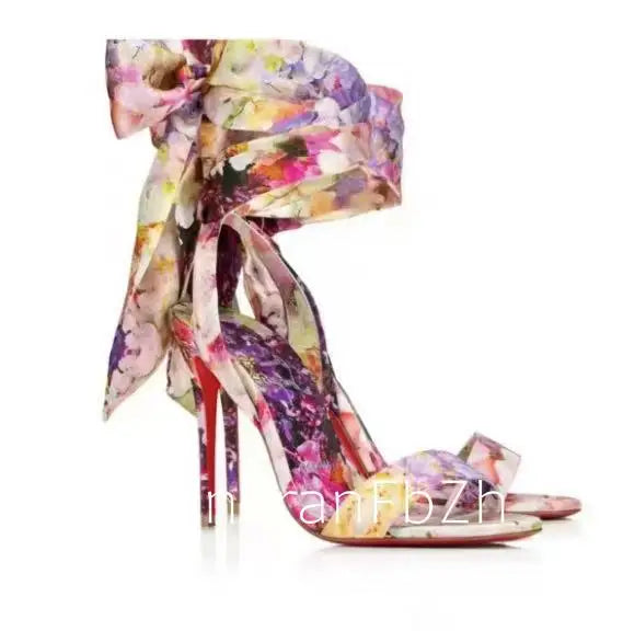 2025European and American Summer New Ankle Strap Women's Slim High-heeled Sandals Fashionable and Sexy Party Wedding Sandals