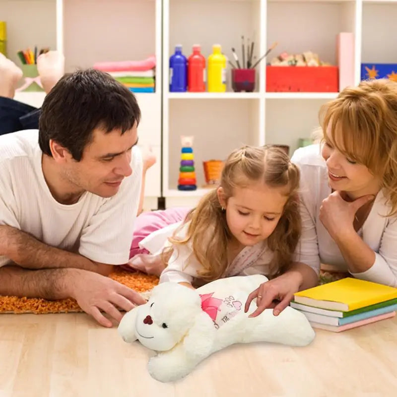 Dog Plush Doll Soft Huggable Doll Cute Dog Plush Toy Sleeping Companion Playful Doll For Kids Adults Dog Lover