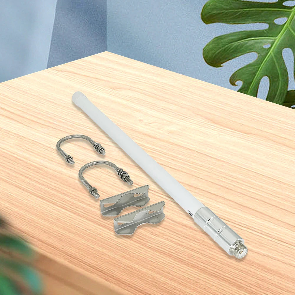 High Gain Antenna Waterproof Outdoor Omni Directional Fiberglass Base Antenna 144/430 MHz Omni Antenna PL259 Female Connector