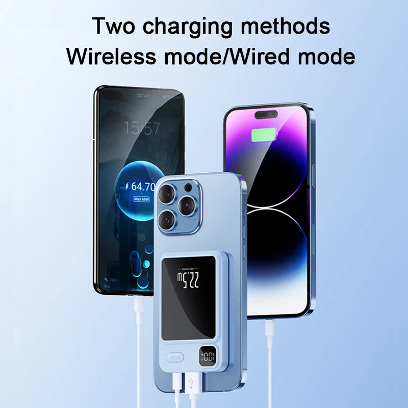 10000mAh Capacity Power Bank Magnetic Wireless 22.5W Ultra Super Fast Charging Magnetic Power Bank For Iphone15 Samsung