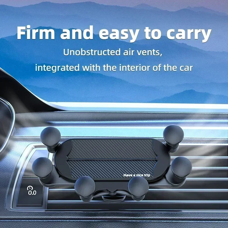 Car Vent Phone Mount Vehicle Air Vent Clip Cell Phone Holder Car Phone Holder Auto Lock Hands-Free Stand for 4-7inch Cellphone