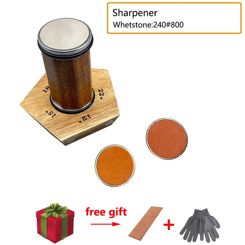 2025 NEW Rolling Knife Sharpener Knife Holder Diamond Sharpener Stone Whetstone Sharpening Angles Grind Stone Kitchen Tools