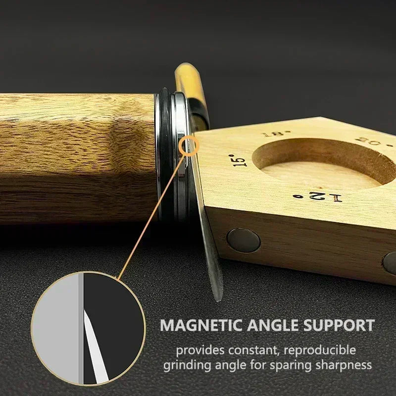 2025 NEW Rolling Knife Sharpener Knife Holder Diamond Sharpener Stone Whetstone Sharpening Angles Grind Stone Kitchen Tools