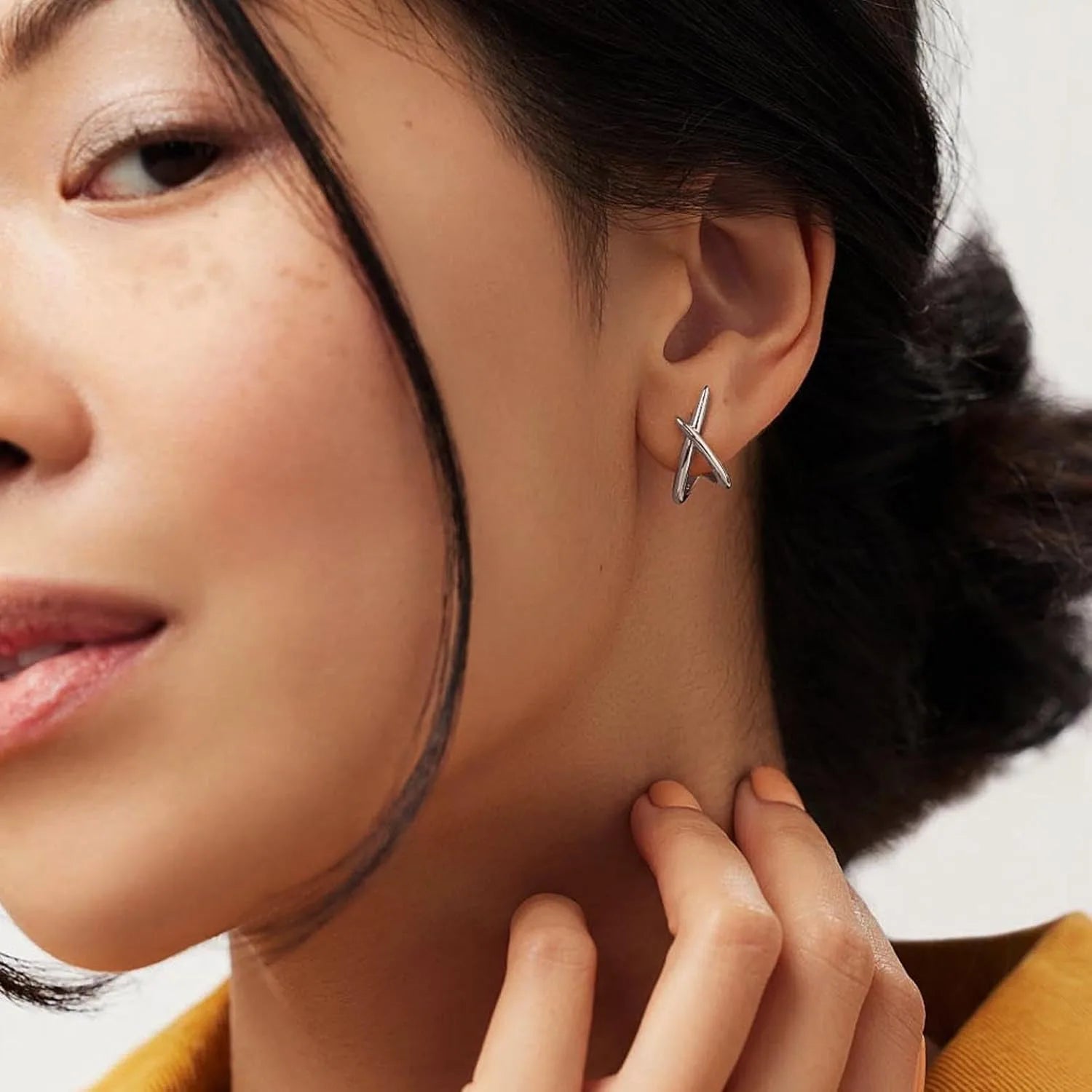 Gold Earrings for Women Trendy Gold Stud Earrings Dainty Earrings Simple Silver Earrings Hypoallergenic Earring for Women Gifts