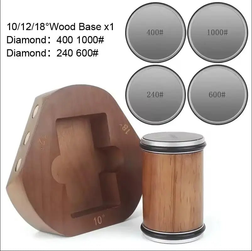 2025 NEW Rolling Knife Sharpener Knife Holder Diamond Sharpener Stone Whetstone Sharpening Angles Grind Stone Kitchen Tools