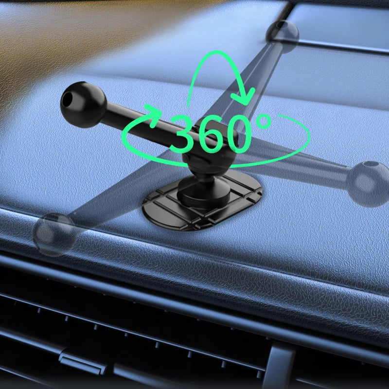 Universal Adhesive Dashboard Phone Mount For Car Phone Holder Base for Navigation GPS Brackets 17mm Round Car Mobile Stand